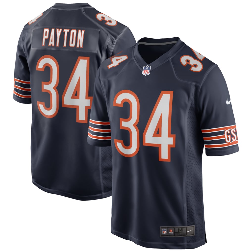 Men's Chicago Bears Walter Payton Nike Navy Game Retired Player Jersey - Image 1