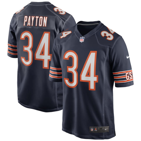 Men's Chicago Bears Walter Payton Nike Navy Game Retired Player Jersey - Image 1