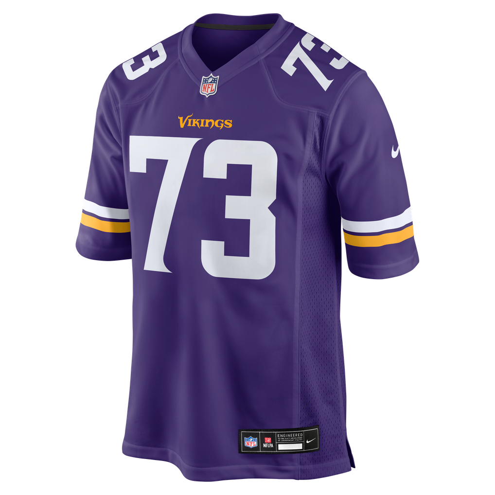 Men's Minnesota Vikings Walter Rouse Nike  Purple Team Game Jersey - Image 3