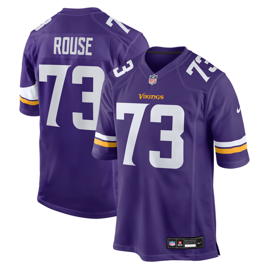 Men's Minnesota Vikings Walter Rouse Nike  Purple Team Game Jersey - Image 1