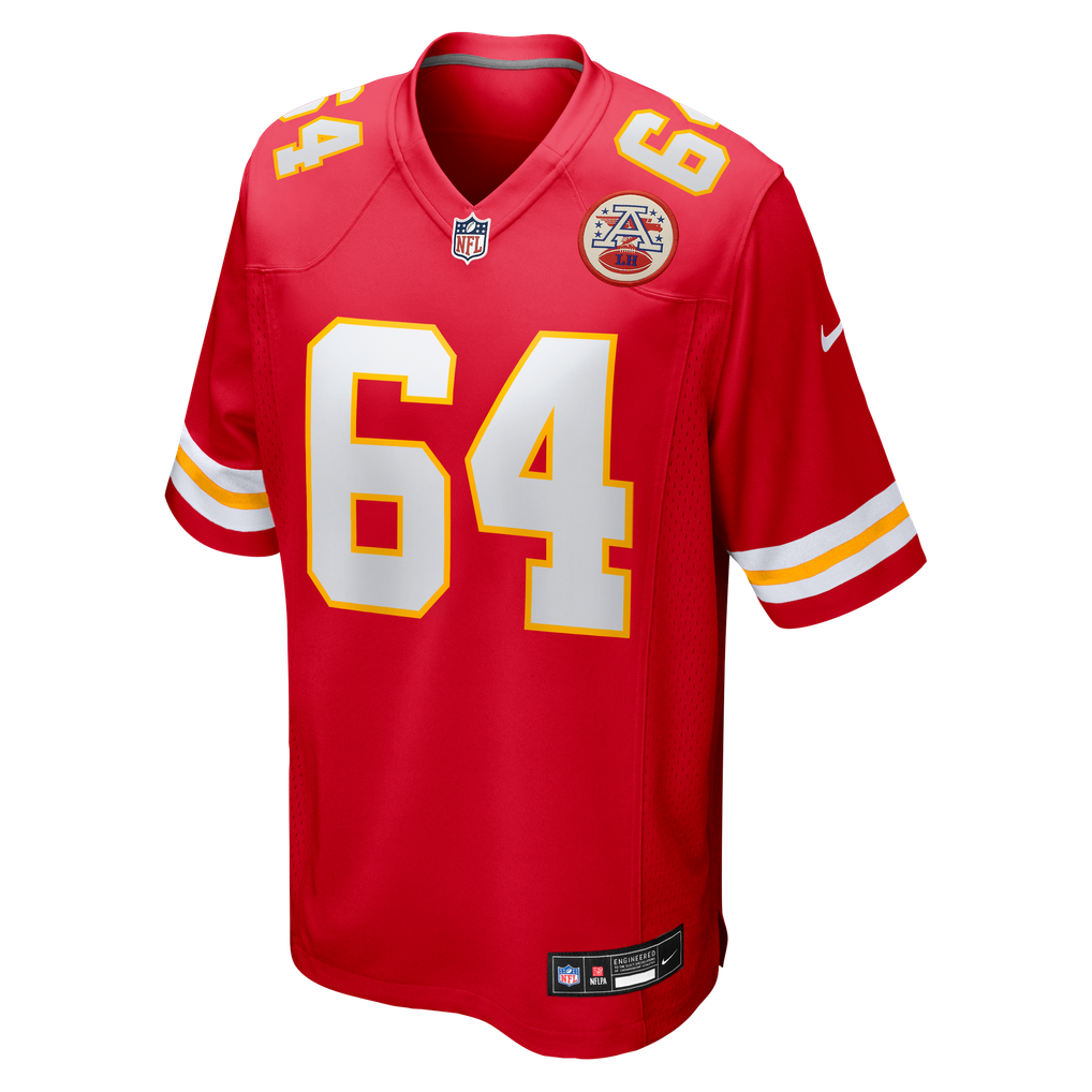 Men's Kansas City Chiefs Wanya Morris Nike  Red  Game Jersey - Image 3