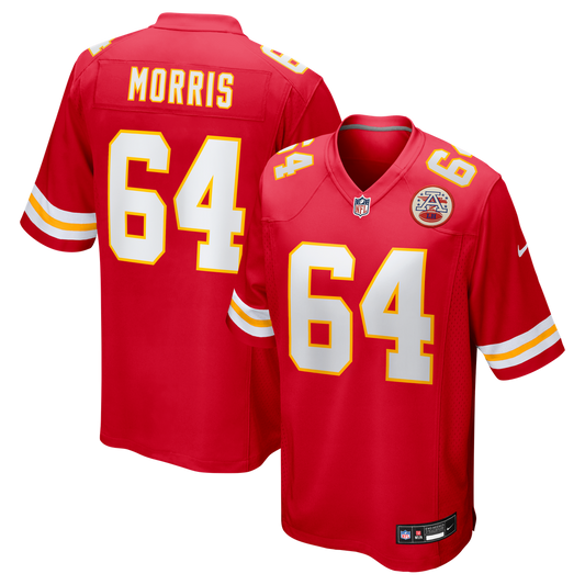 Men's Kansas City Chiefs Wanya Morris Nike  Red  Game Jersey - Image 1