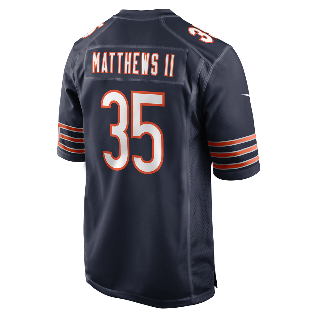 Men's Chicago Bears Wayne Matthews II Nike Navy Team Game Jersey - Image 6