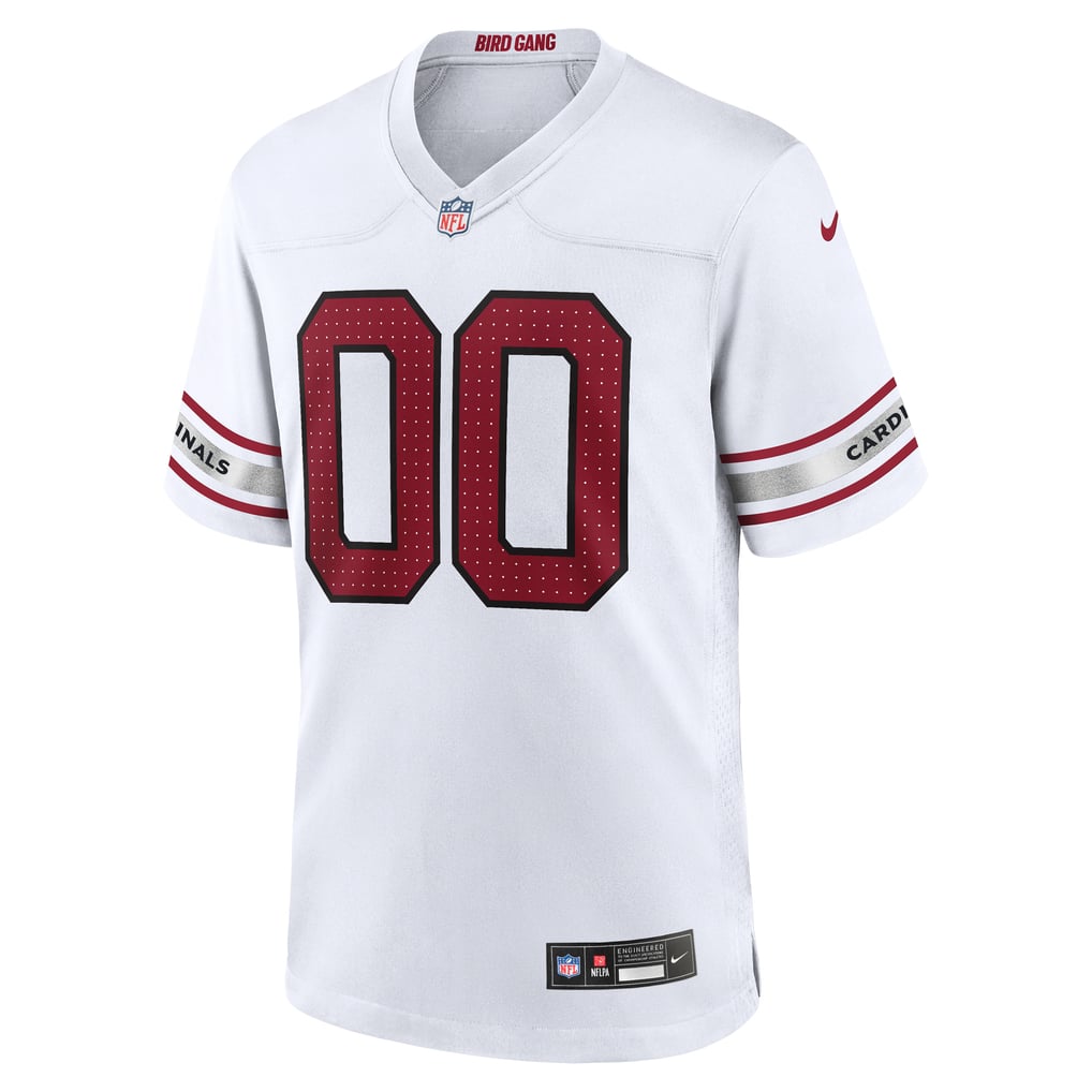 Men's Arizona Cardinals Nike White Custom Game Jersey - Image 3