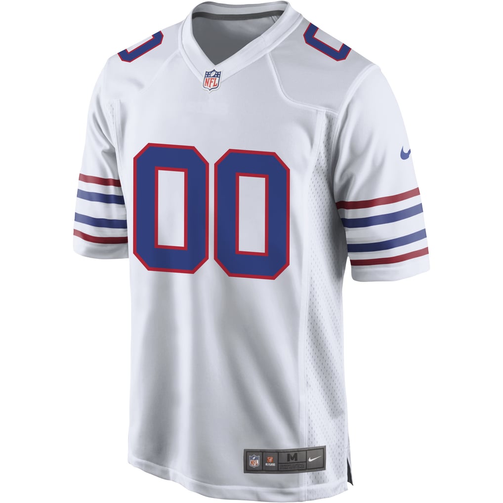 Men's Buffalo Bills Nike White Alternate Custom Game Jersey - Image 3