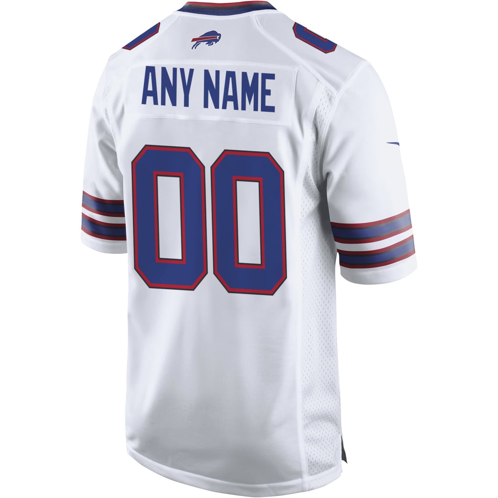 Men's Buffalo Bills Nike White Custom Game Jersey - Image 4