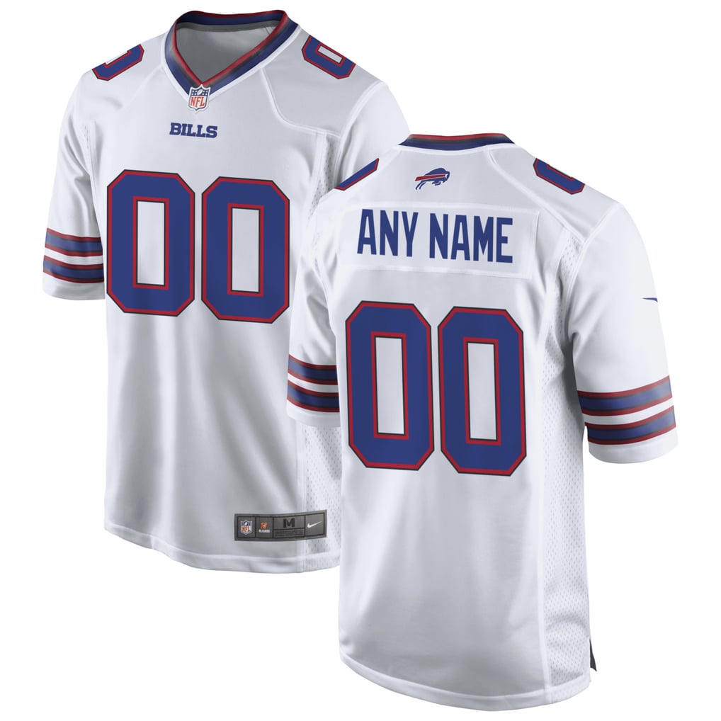 Men's Buffalo Bills Nike White Custom Game Jersey - Image 1