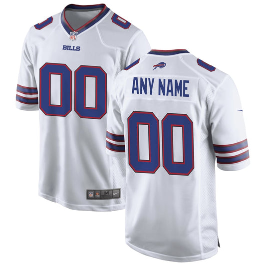 Men's Buffalo Bills Nike White Custom Game Jersey - Image 1