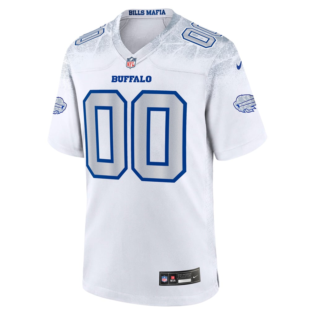 Men's Buffalo Bills  Nike White Rivalries Collection Custom Game Jersey - Image 3