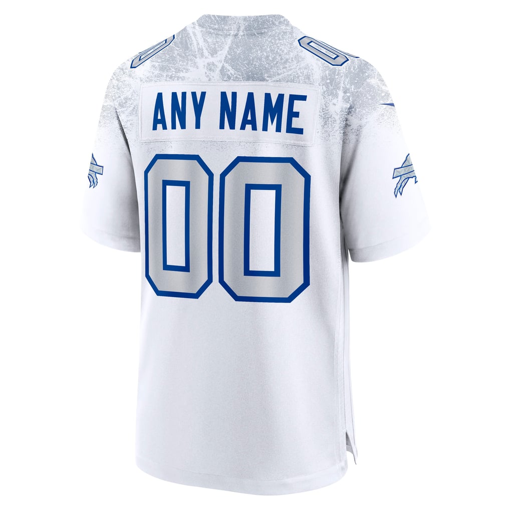 Men's Buffalo Bills  Nike White Rivalries Collection Custom Game Jersey - Image 4