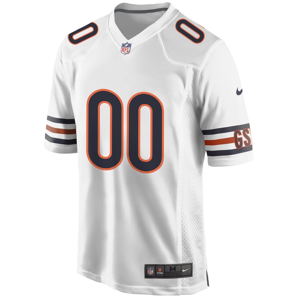Men's Chicago Bears Nike White Custom Game Jersey - Image 3