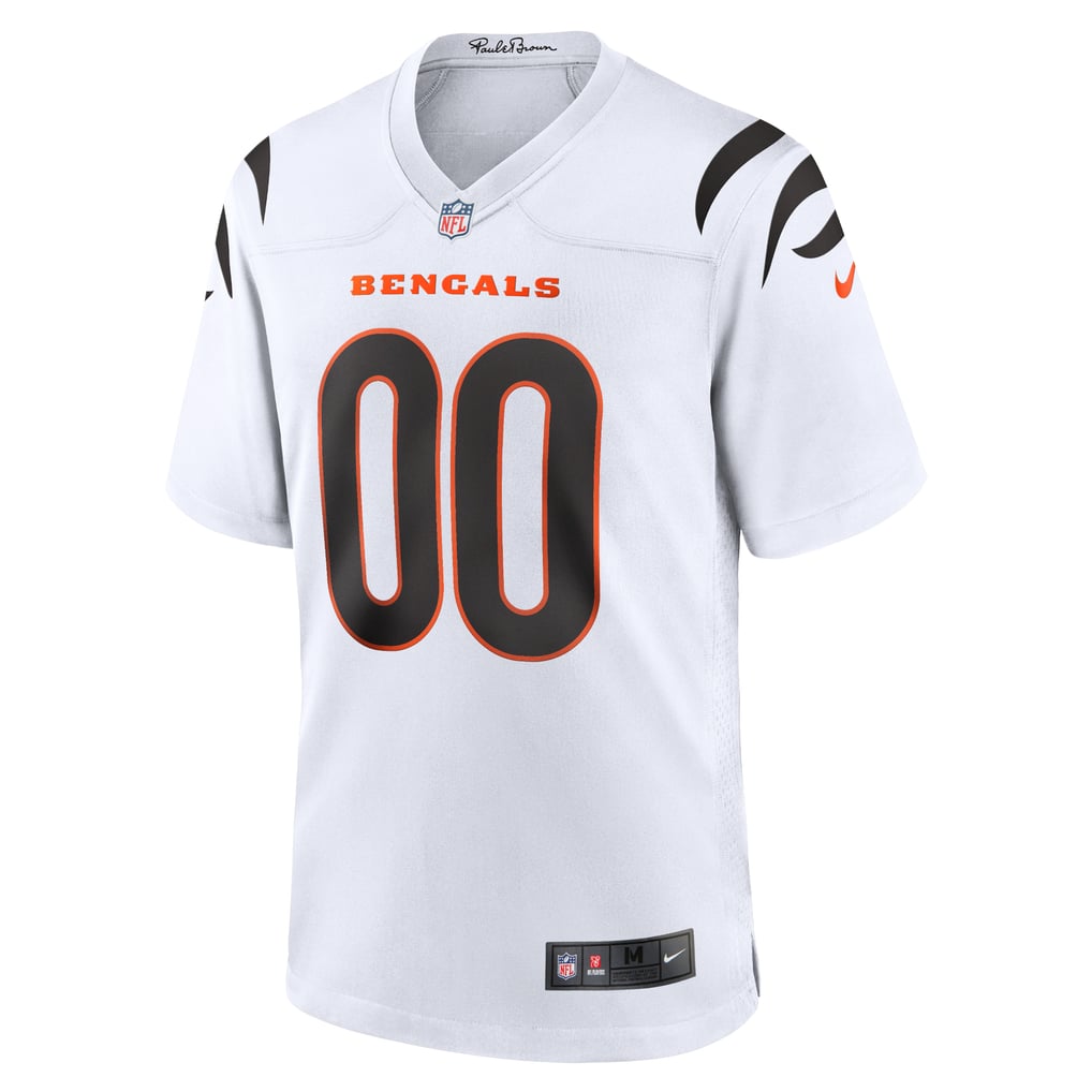 Men's Cincinnati Bengals Nike White Game Custom Jersey - Image 3