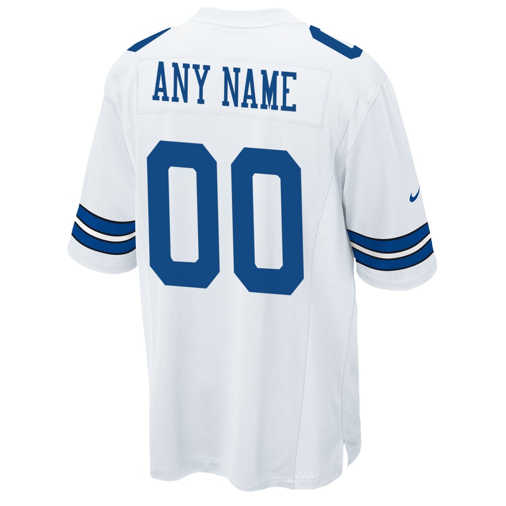 Men's Dallas Cowboys Nike White Custom Game Jersey - Image 4
