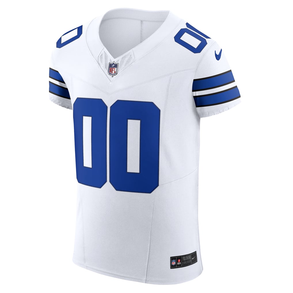 Men's Dallas Cowboys Nike White Vapor F.U.S.E. Elite Custom Jersey - Image 3