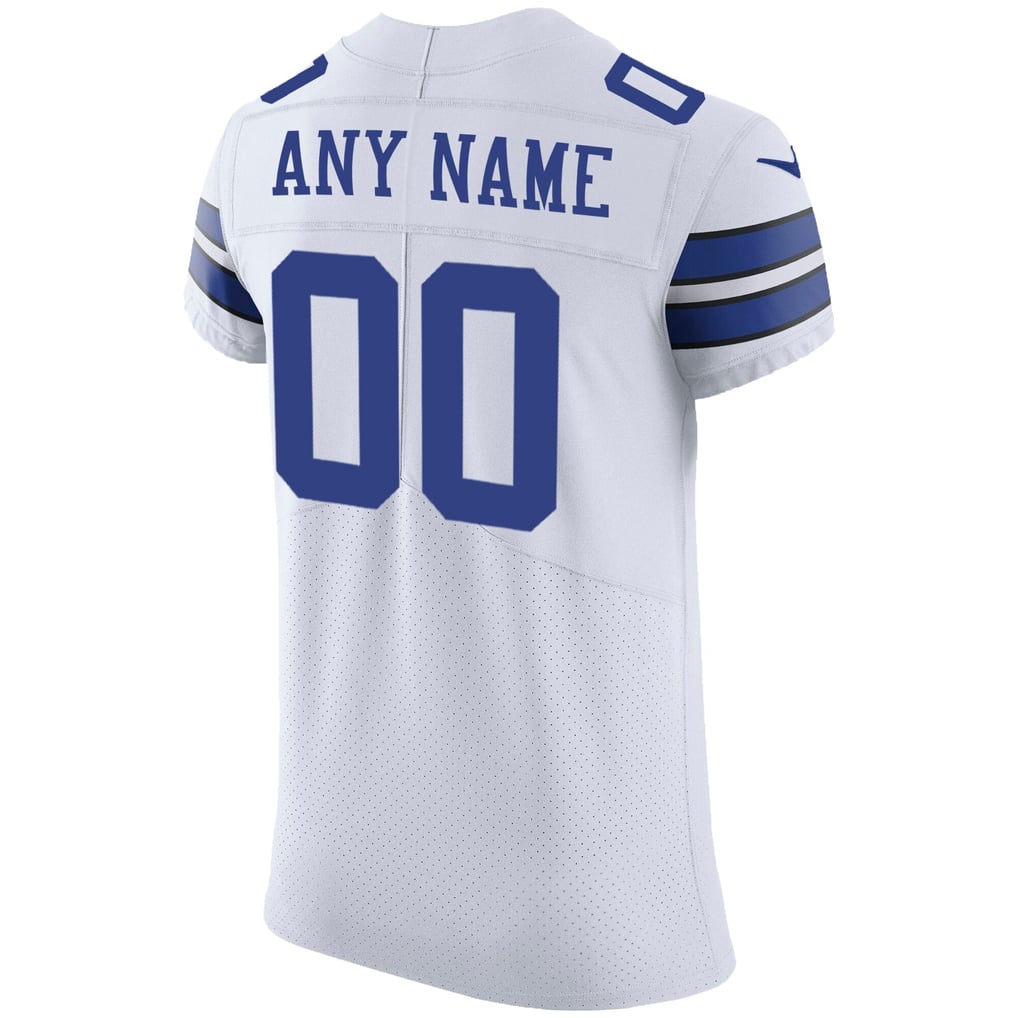 Men's Dallas Cowboys Nike White Vapor Untouchable Custom Elite Jersey - Image 4