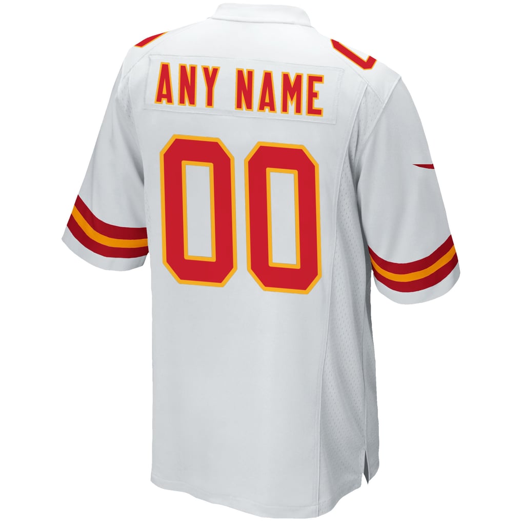 Men's Kansas City Chiefs Nike White Custom Game Jersey - Image 4