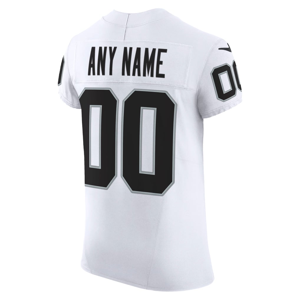Men's Las Vegas Raiders Nike White Vapor F.U.S.E. Elite Custom Jersey - Image 4