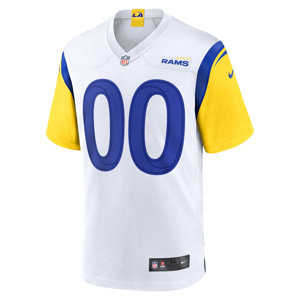 Men's Los Angeles Rams Nike White Alternate Custom Jersey - Image 3