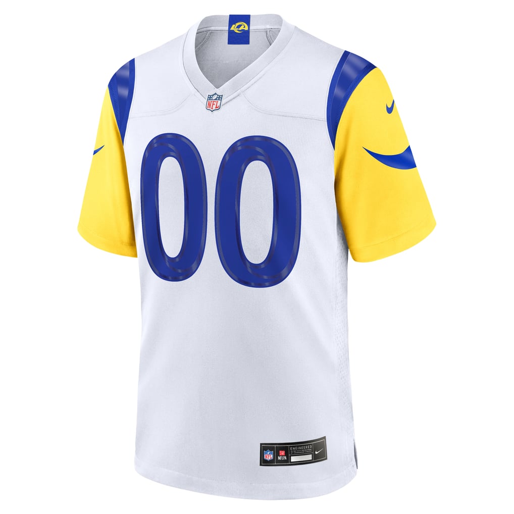 Men's Los Angeles Rams Nike White Custom Game Jersey - Image 3
