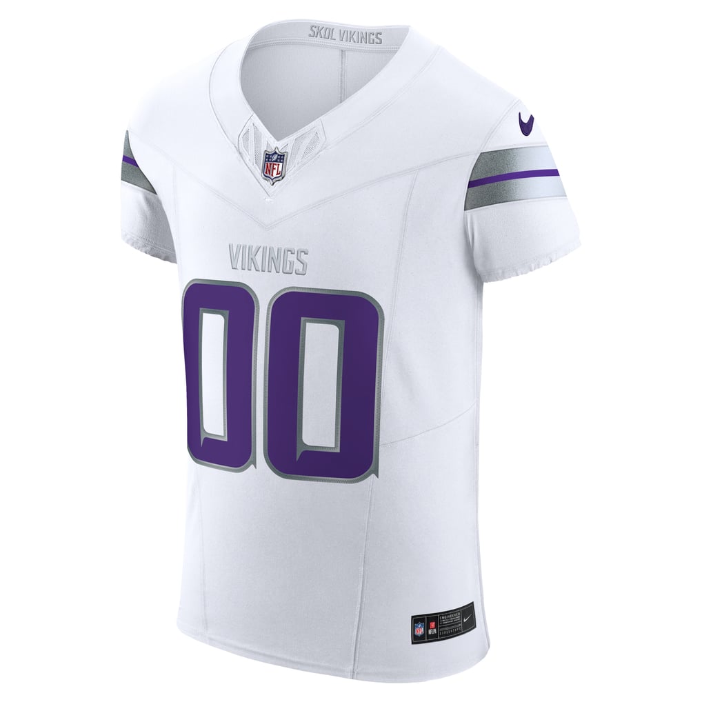 Men's Minnesota Vikings Nike White Vapor F.U.S.E. Elite Custom Jersey - Image 3