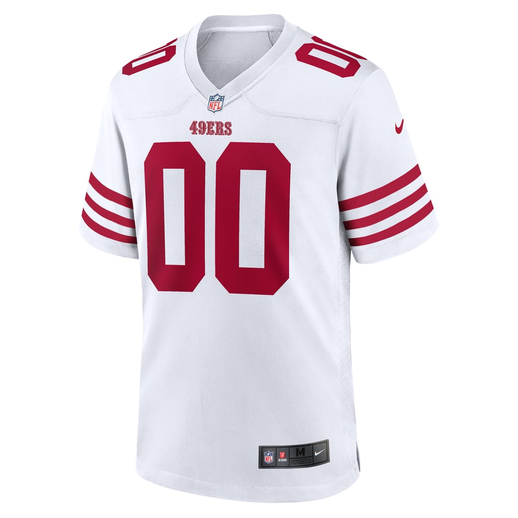 Men's San Francisco 49ers Nike White Game Custom Player Jersey - Image 3
