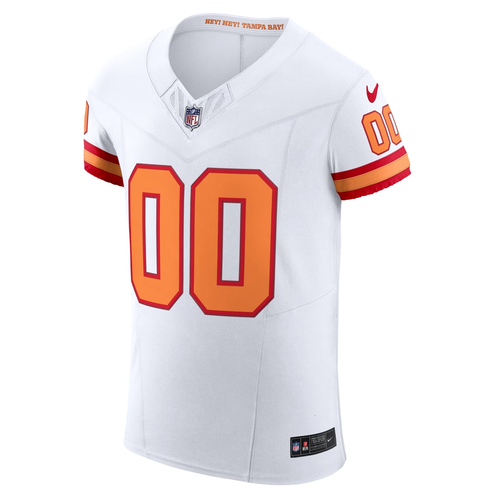 Men's Tampa Bay Buccaneers Nike White  Vapor F.U.S.E. Custom Elite Jersey - Image 3