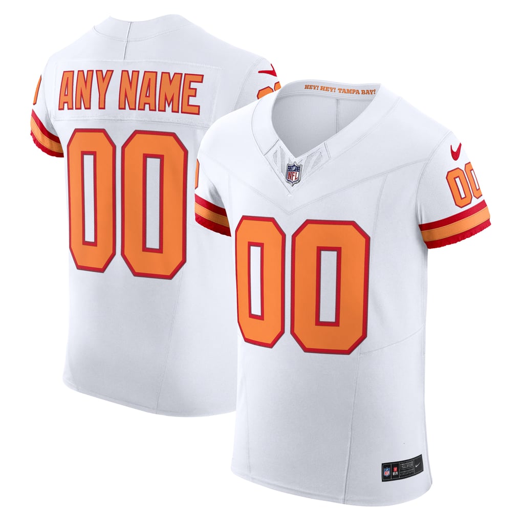 Men's Tampa Bay Buccaneers Nike White  Vapor F.U.S.E. Custom Elite Jersey - Image 1