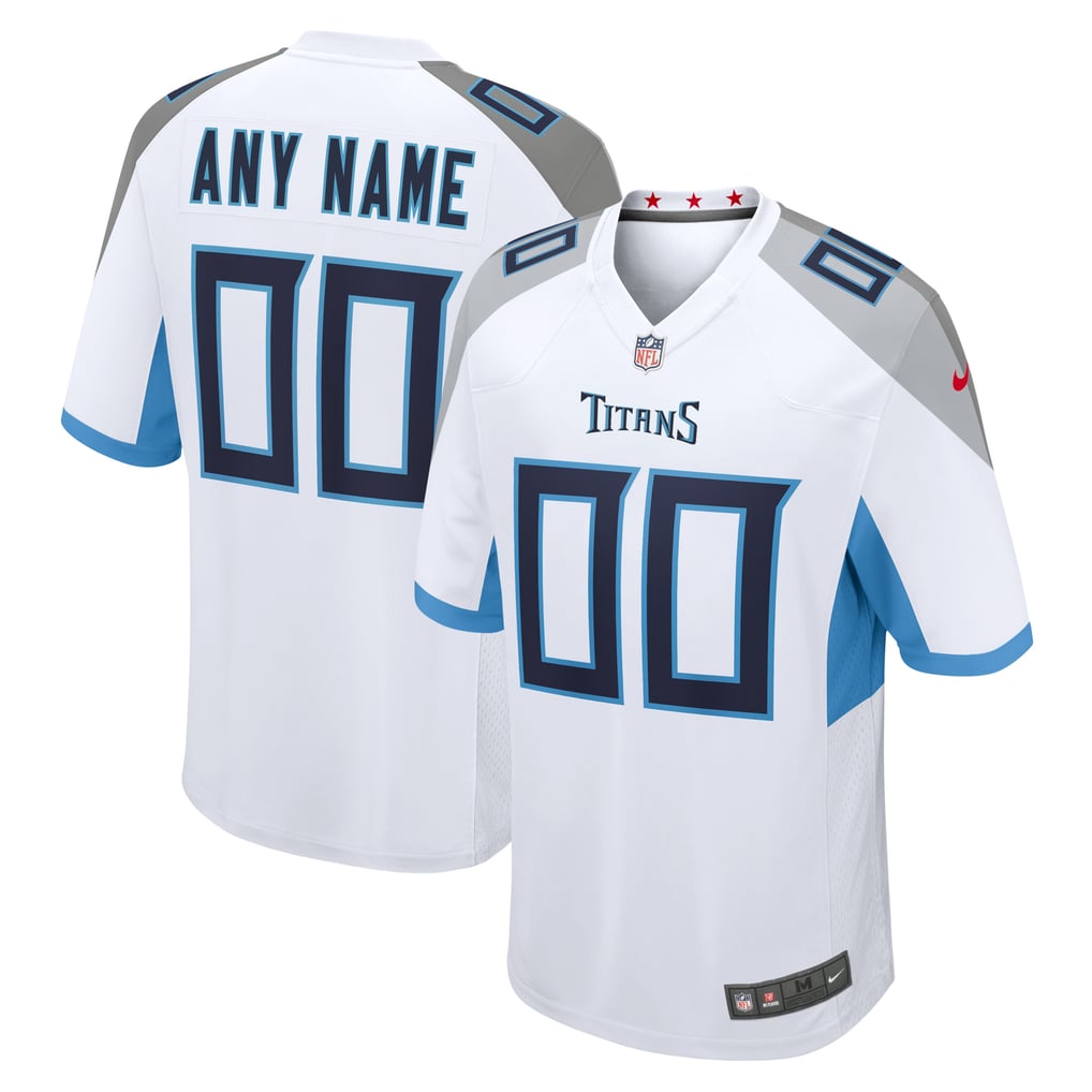Men's Tennessee Titans Nike White Custom Game Jersey - Image 2