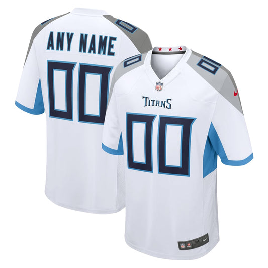 Men's Tennessee Titans Nike White Custom Game Jersey - Image 1