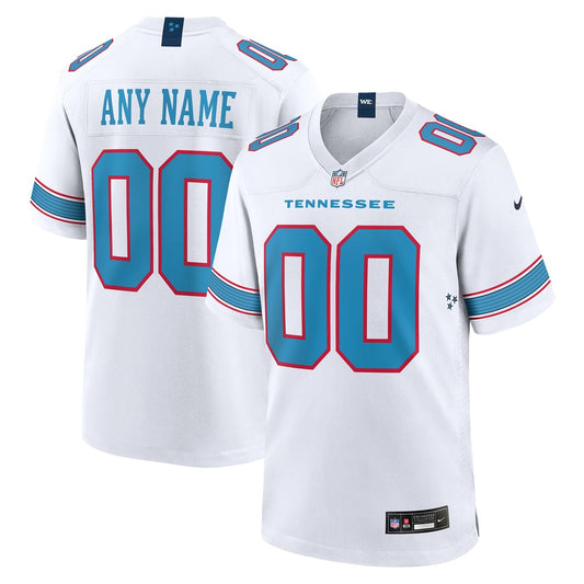 Men's Tennessee Titans Nike White Game Custom Jersey - Image 1