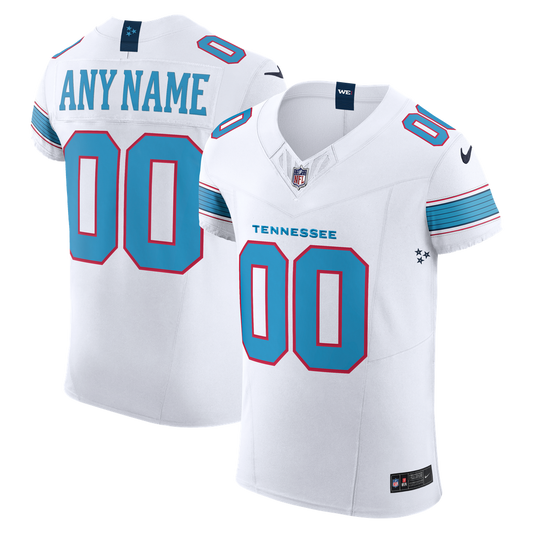 Men's Tennessee Titans Nike White Vapor F.U.S.E. Elite Custom Jersey - Image 1