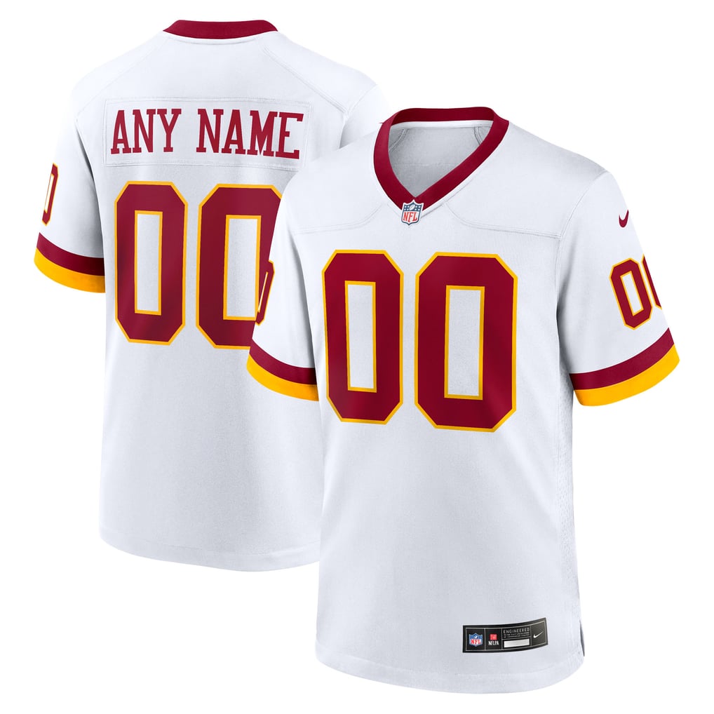 Men's Washington Commanders Nike White Game Super Bowl Era Custom Jersey - Image 2