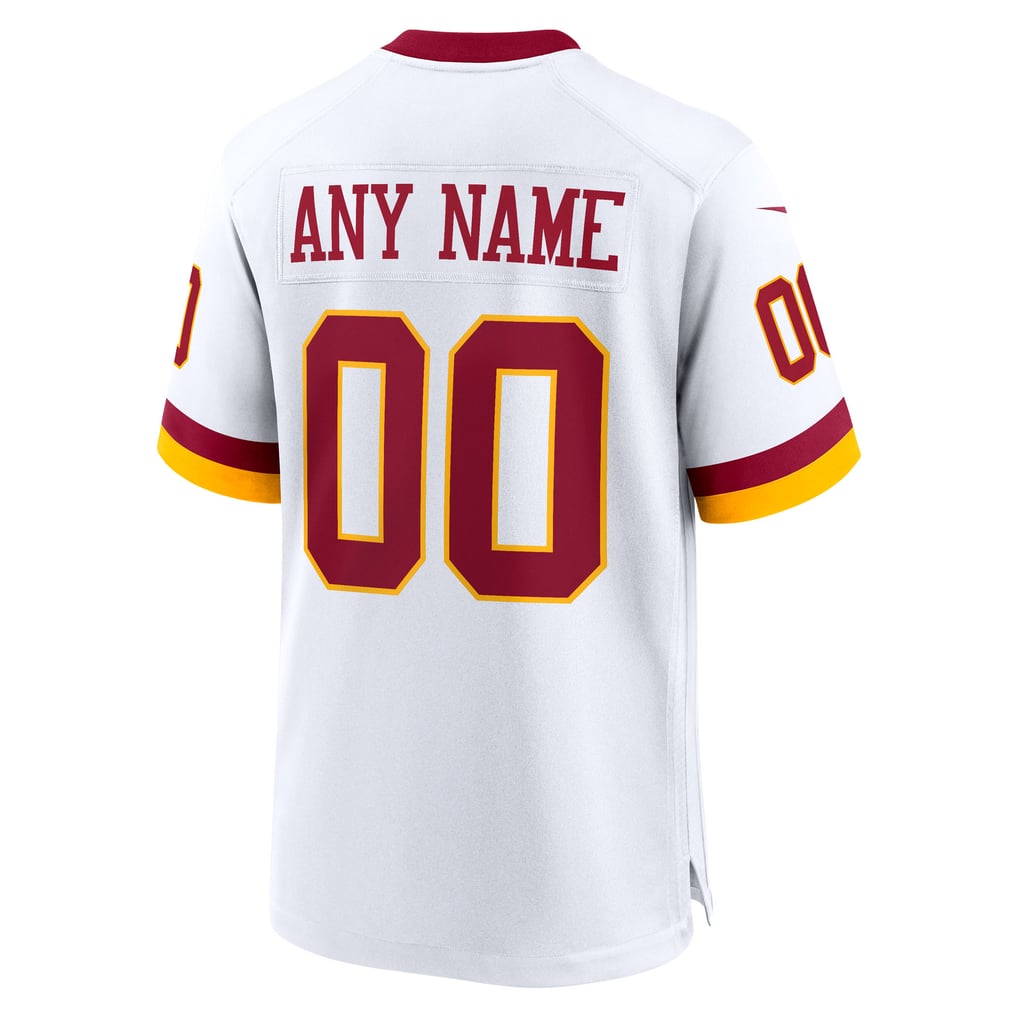 Men's Washington Commanders Nike White Game Super Bowl Era Custom Jersey - Image 4
