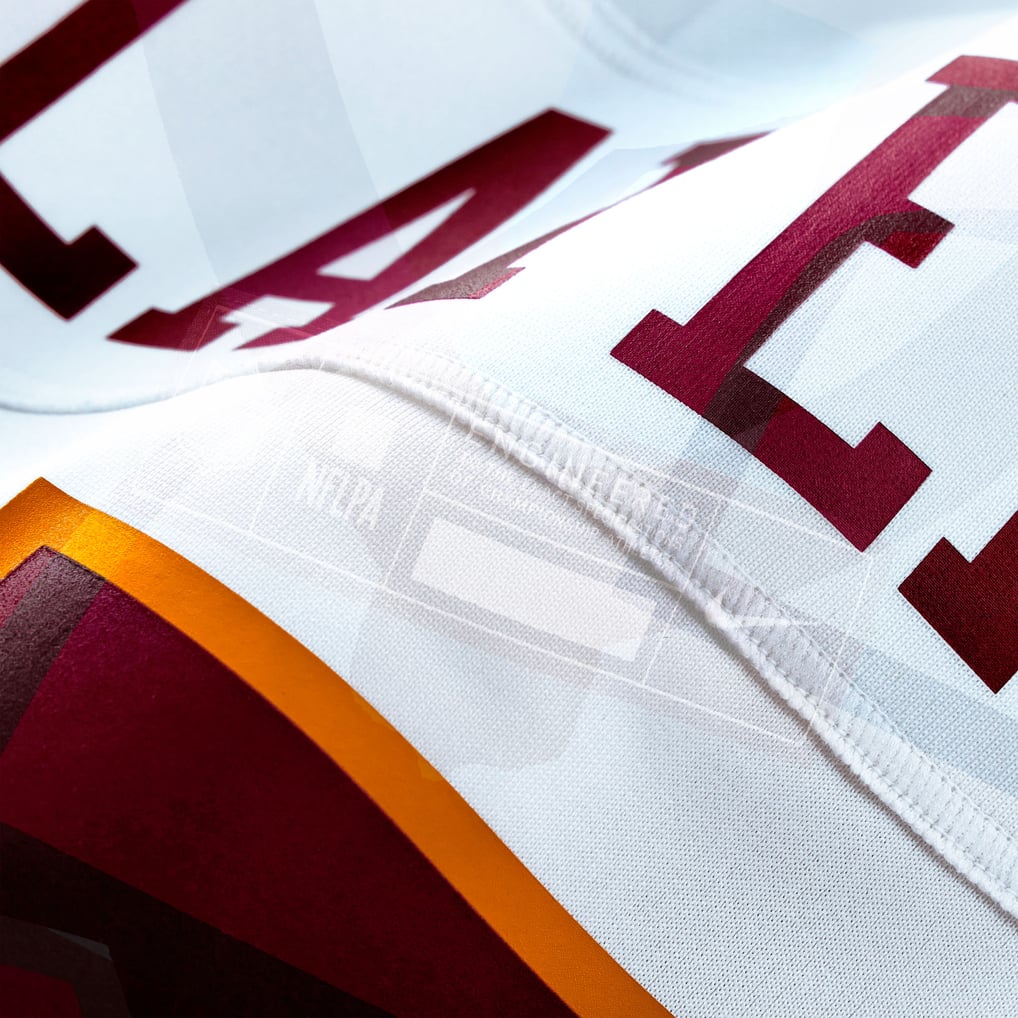 Men's Washington Commanders Nike White Game Super Bowl Era Custom Jersey - Image 8