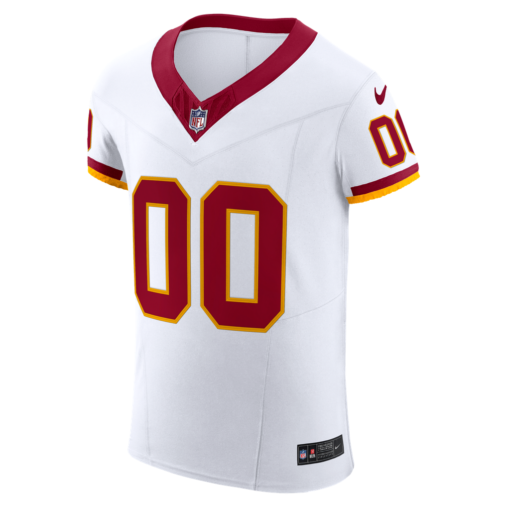 Men's Washington Commanders Nike White Vapor F.U.S.E. Elite Custom Jersey - Image 3