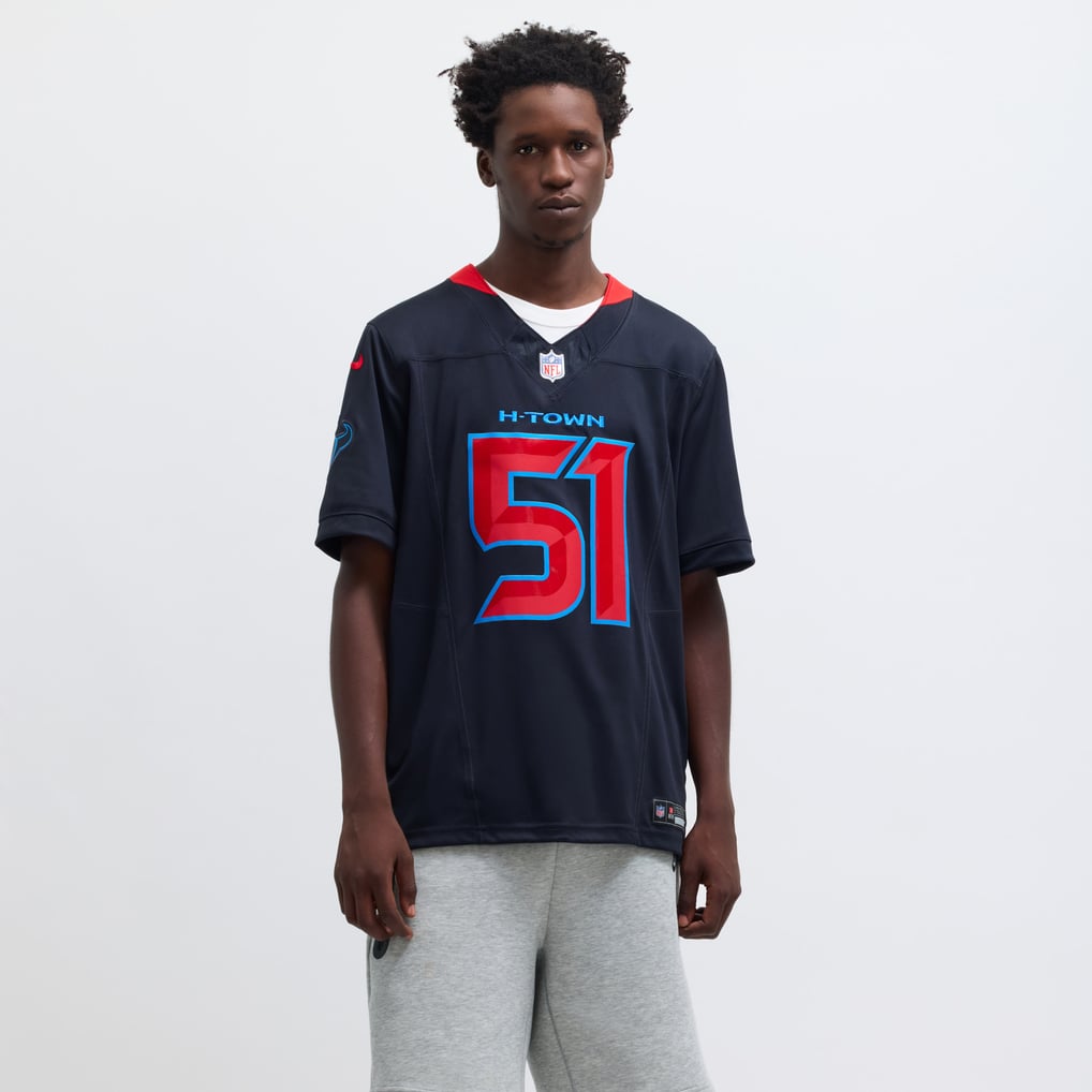 Men's Houston Texans Will Anderson Jr. Nike Navy 2nd Alternate Vapor F.U.S.E. Limited Jersey - Image 5