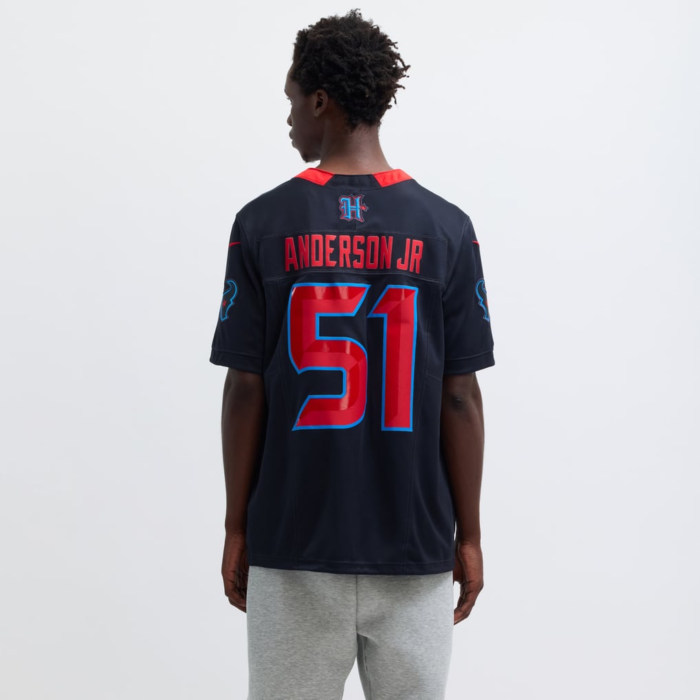 Men's Houston Texans Will Anderson Jr. Nike Navy 2nd Alternate Vapor F.U.S.E. Limited Jersey - Image 6