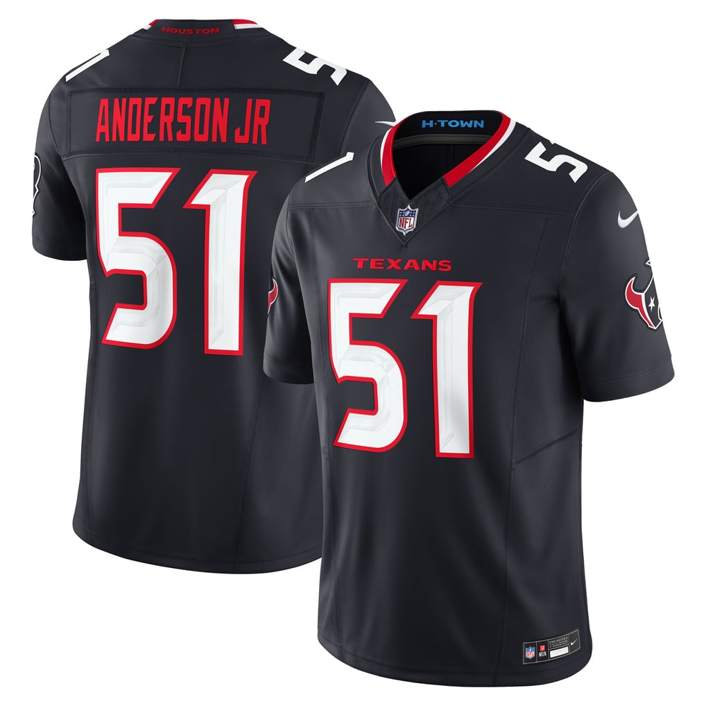 Men's Houston Texans Will Anderson Jr. Nike Navy Vapor F.U.S.E. Limited Jersey - Image 2