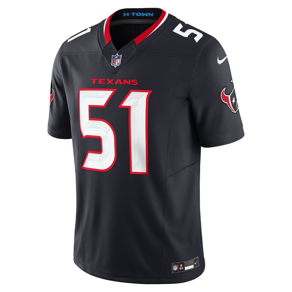 Men's Houston Texans Will Anderson Jr. Nike Navy Vapor F.U.S.E. Limited Jersey - Image 3