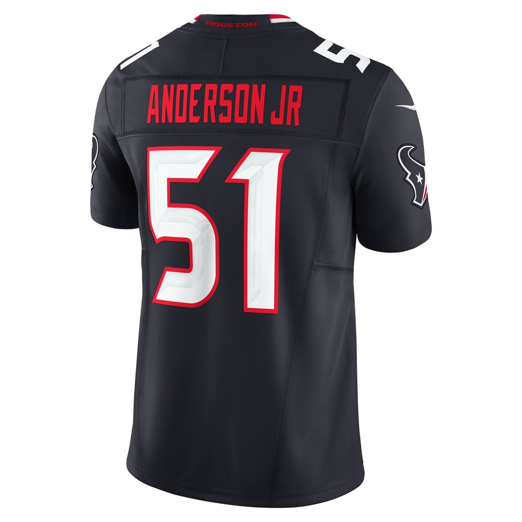 Men's Houston Texans Will Anderson Jr. Nike Navy Vapor F.U.S.E. Limited Jersey - Image 4