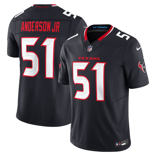 Men's Houston Texans Will Anderson Jr. Nike Navy Vapor F.U.S.E. Limited Jersey - Image 1