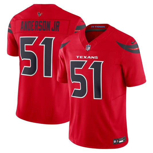 Men's Houston Texans Will Anderson Jr. Nike Red Alternate Vapor F.U.S.E. Limited Jersey - Image 1