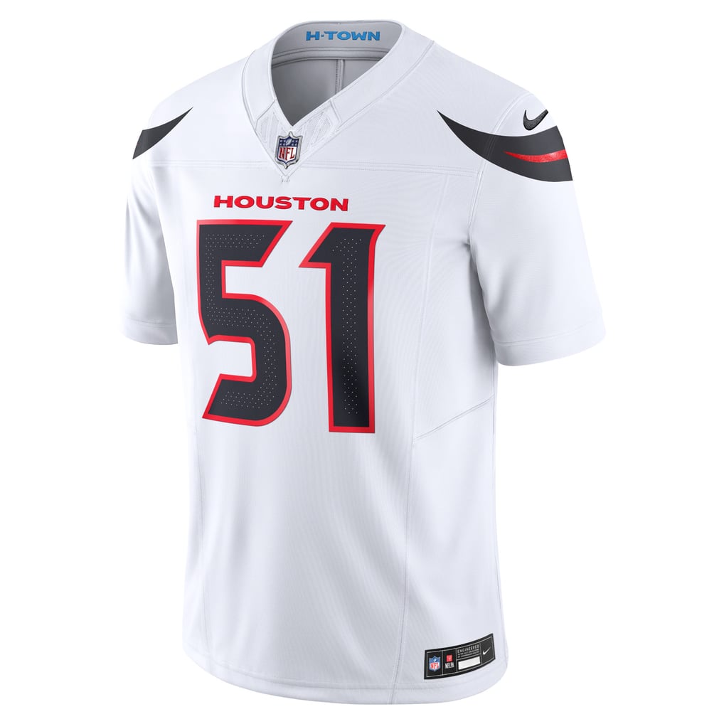 Men's Houston Texans Will Anderson Jr. Nike White Vapor F.U.S.E. Limited Jersey - Image 3