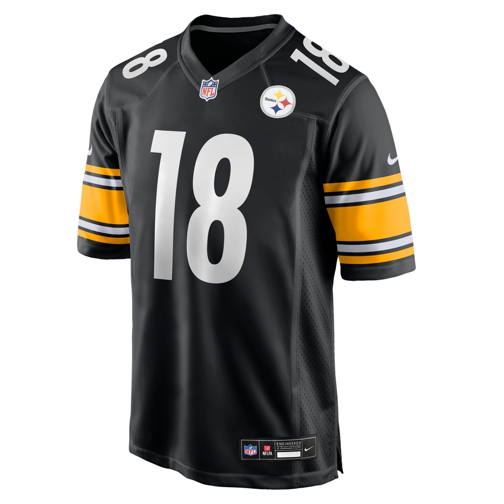Men's Pittsburgh Steelers Will Howard Nike  Black Team Game Jersey - Image 3