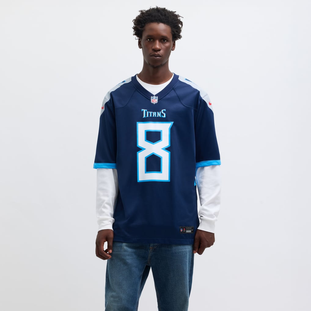 Men's Tennessee Titans Will Levis Nike Navy  Game Jersey - Image 5