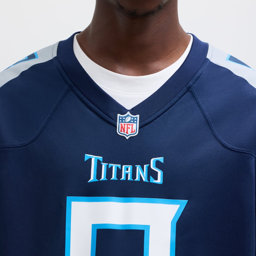 Men's Tennessee Titans Will Levis Nike Navy  Game Jersey - Image 8