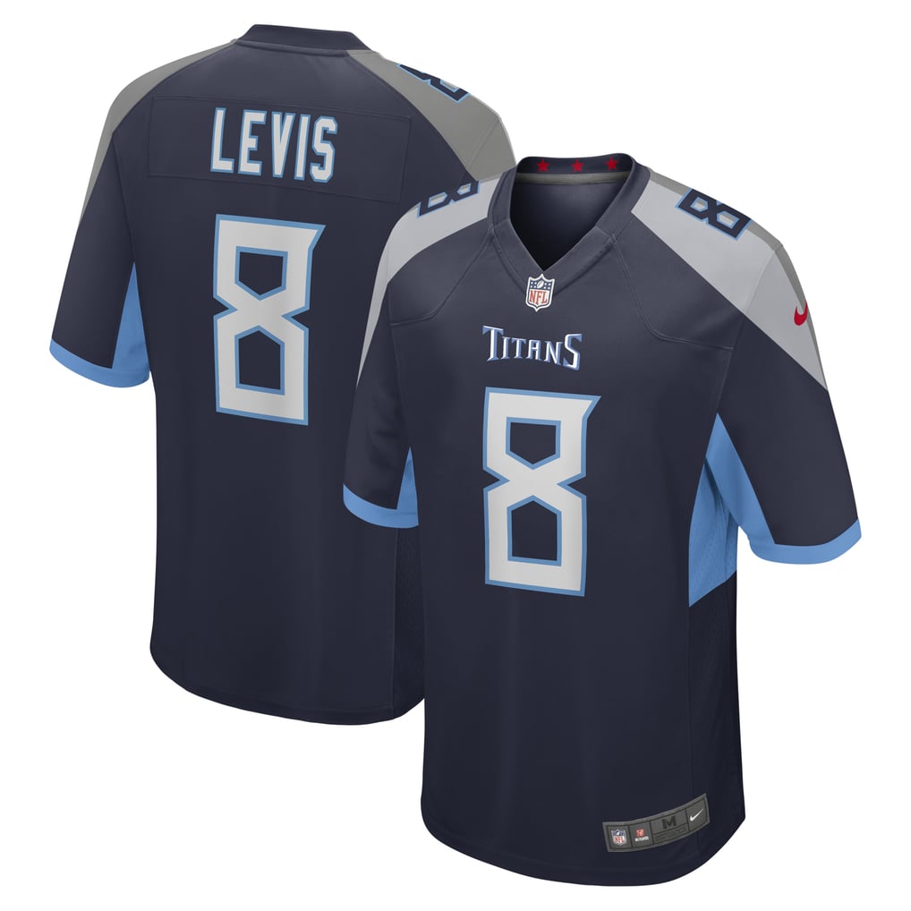 Men's Tennessee Titans Will Levis Nike Navy  Game Jersey - Image 1