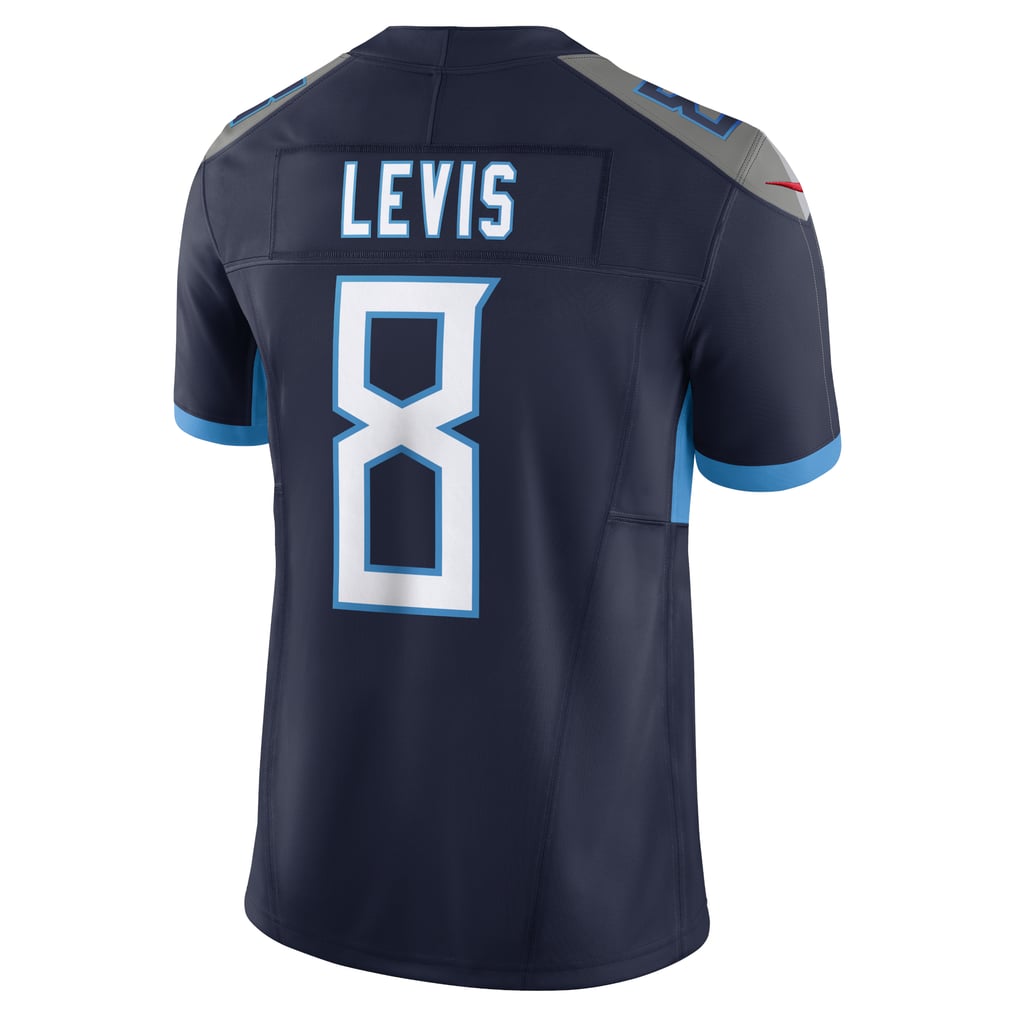 Men's Tennessee Titans Will Levis Nike Navy Vapor F.U.S.E. Limited Jersey - Image 4