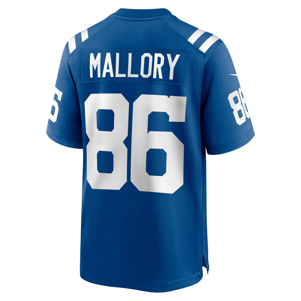 Men's Indianapolis Colts Will Mallory Nike  Royal Team Game Jersey - Image 4