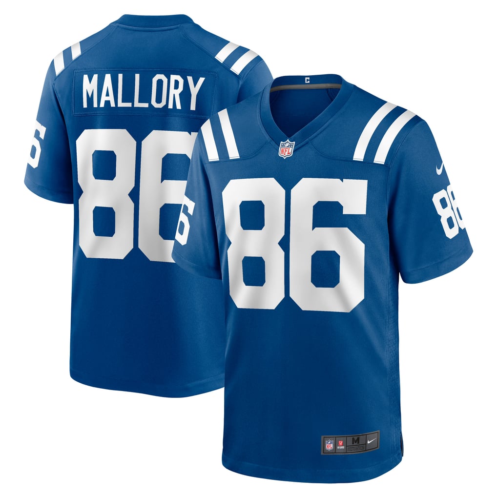 Men's Indianapolis Colts Will Mallory Nike  Royal Team Game Jersey - Image 1